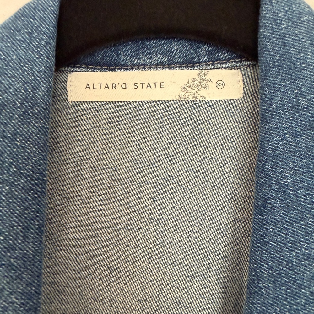 Altar'd State Blue Denim Dress - Picture 2 of 4